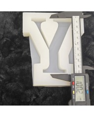 Y Harfi Epoksi Beton Mum Kalıp - L Boy