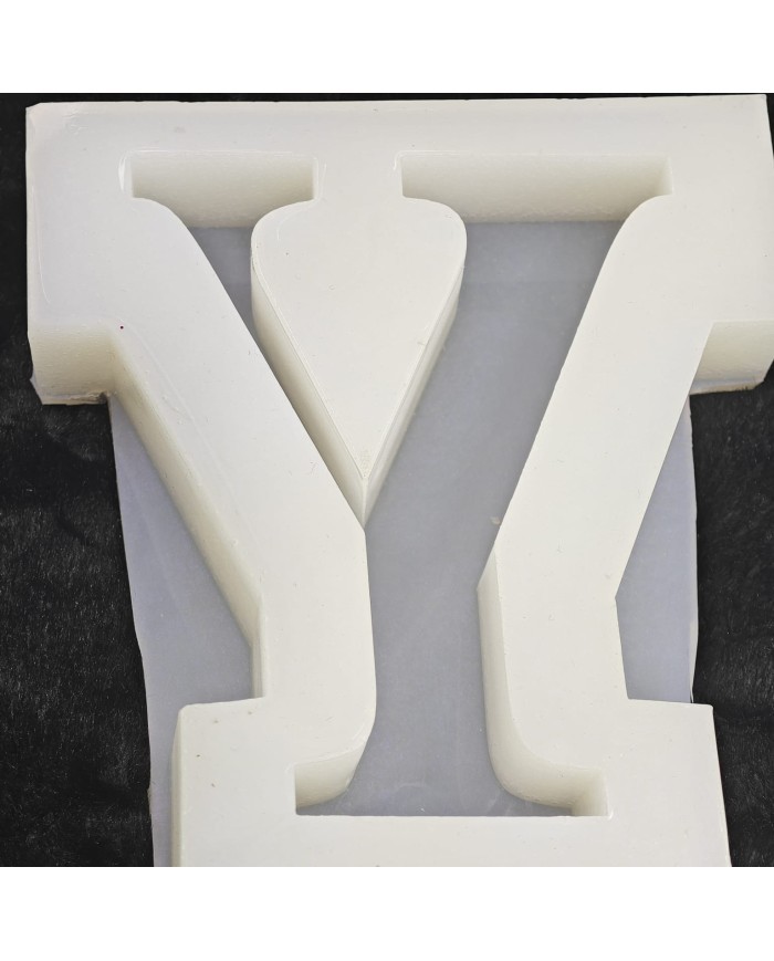 Y Harfi Epoksi Beton Mum Kalıp - L Boy