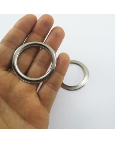 Gümüş Yuvarlak Model Metal Kolye Ucu