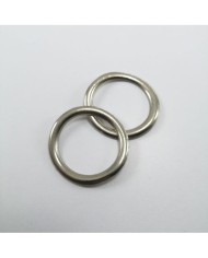 Gümüş Yuvarlak Model Metal Kolye Ucu