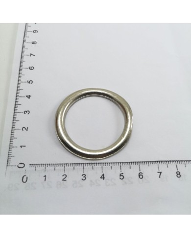 Gümüş Yuvarlak Model Metal Kolye Ucu