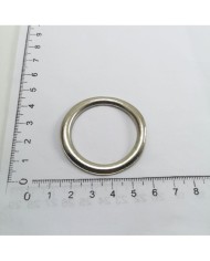 Gümüş Yuvarlak Model Metal Kolye Ucu