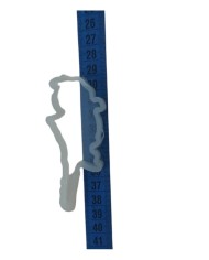 Kıbrıs Haritası Silikon Epoksi Reçine Magnet Kalıbı - Kod:1224