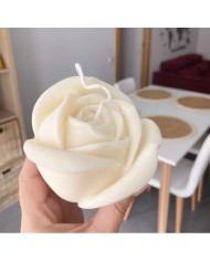 Beton ve Mum Kalıbı Gül Kalıbı 10x8 cm - Kod: 1225