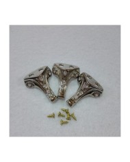 Epoksi Tepsi Tesbih Kutusu Ayakları - Gümüş