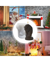 At kafası Modeli Hobi Silikon Mum Kalıbı - Kod: 1167