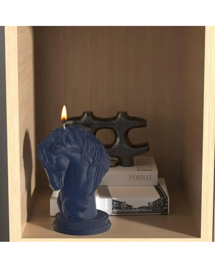 At kafası Modeli Hobi Silikon Mum Kalıbı - Kod: 1167