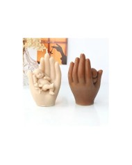 Melek Bebek Şekli - Reçine Epoksi Hobi Silikon Mum Kalıbı - Kod:1171