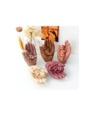 Melek Bebek Şekli - Reçine Epoksi Hobi Silikon Mum Kalıbı - Kod:1171