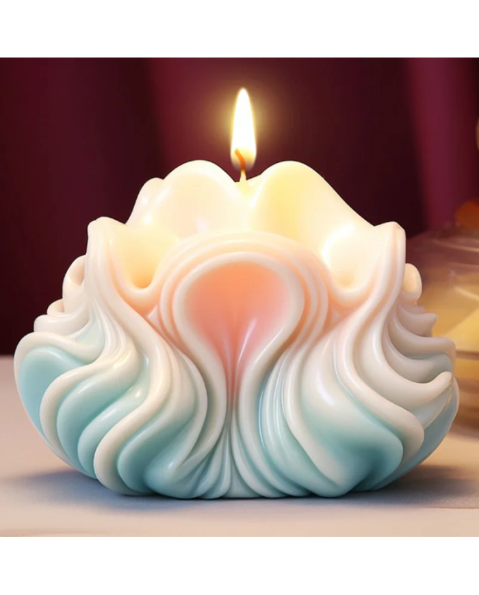 nilüfer Model - Hobi Silikon Mum Kalıbı - Kod:1176