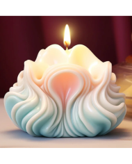 nilüfer Model - Hobi Silikon Mum Kalıbı - Kod:1176