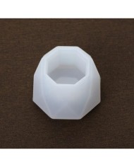 Şamdanlık ve Sukulent Saksı Kalıbı - Beton Reçine Epoksi Hobi Silikon Kalıbı