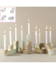 Basamaklı Şamdanlık Kalıbı- Kod:1190