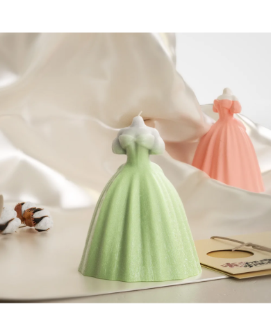 Düğün Elbisesi Mumluk Epoksi Reçine Hobi Kalıp - Kod:1189