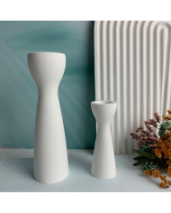 İnce Belli Şamdan Silikon Kalıp 10cm x 4.2cm Kod:1196