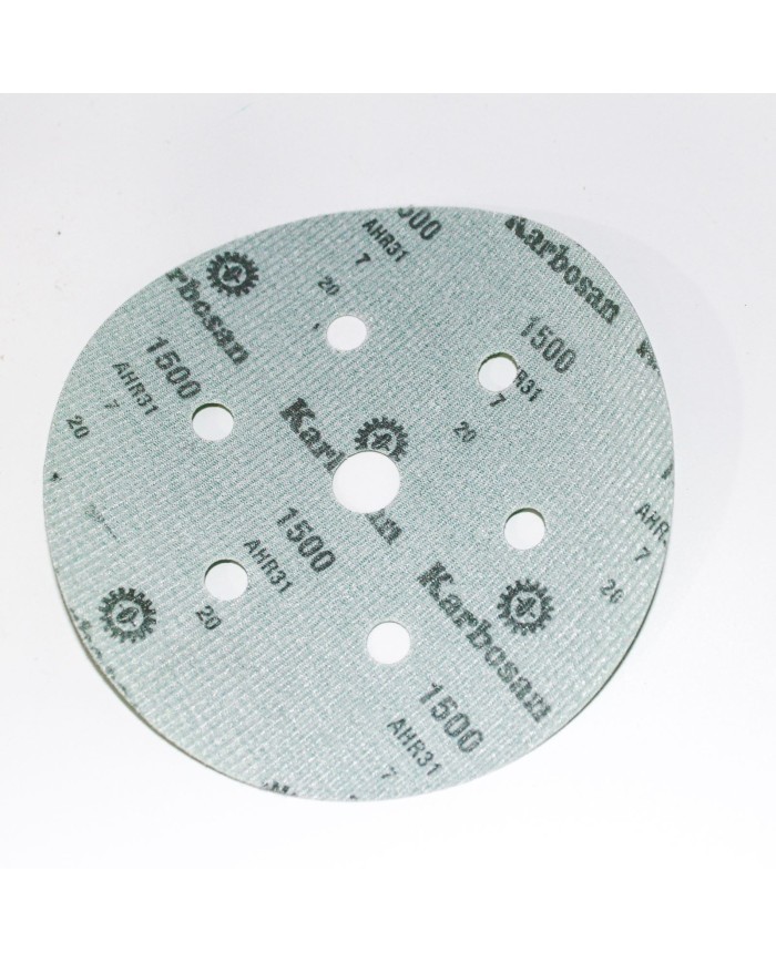 5 Adet - Karbosan AHR31/1500 - 7 Delikli - Yeşil - Cırt Zımpara