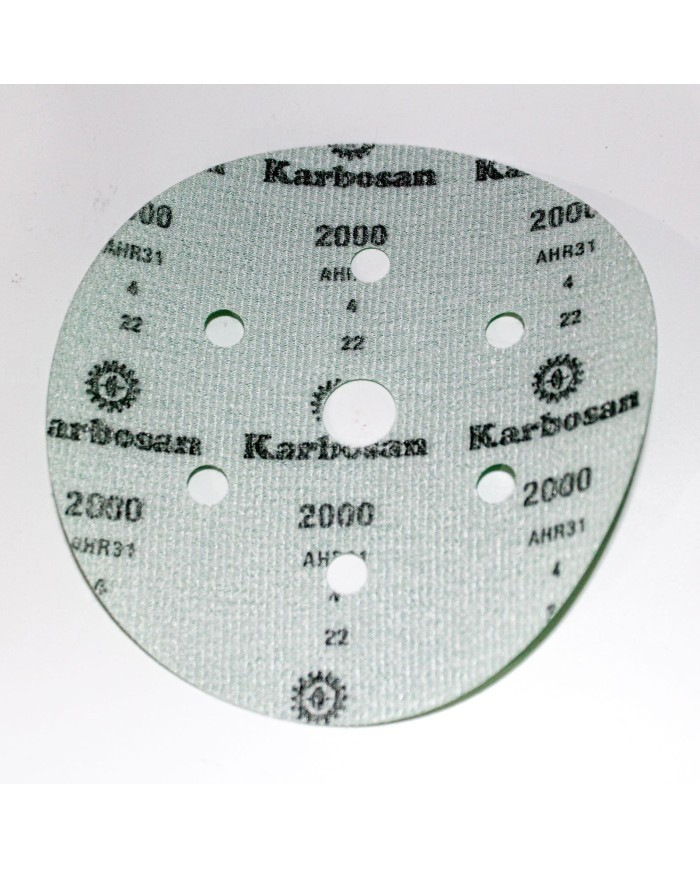 5 Adet - Karbosan AHR31/2000 - 7 Delikli - Yeşil - Cırt Zımpara