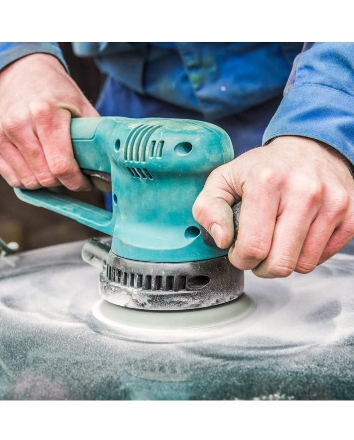 5 Adet - Karbosan ACR31/P800 - 7 Delikli - Sarı - Cırt Zımpara