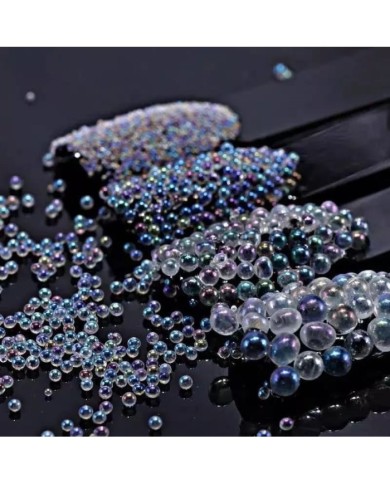 Somon Rengi Uçan Baloncuk Cam Boncuk Deliksiz 10 Gr