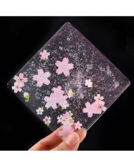 Toz Pembe Rengi Uçan Baloncuk Cam Boncuk Deliksiz 10 Gr