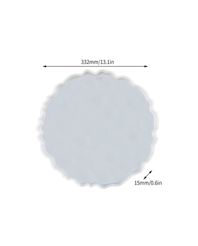 Yuvarlak Tepsi Reçine Epoksi ve Beton Kalıbı -Kod:206