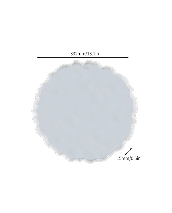 Yuvarlak Tepsi Reçine Epoksi ve Beton Kalıbı -Kod:206