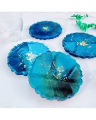 Yuvarlak Tepsi Reçine Epoksi ve Beton Kalıbı -Kod:206