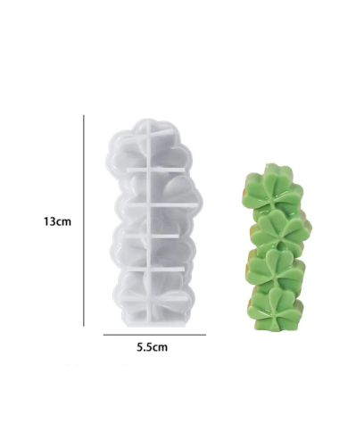 Papatya Model Mum Kalıbı - Hobi Silikon Kalıbı Kod:1206