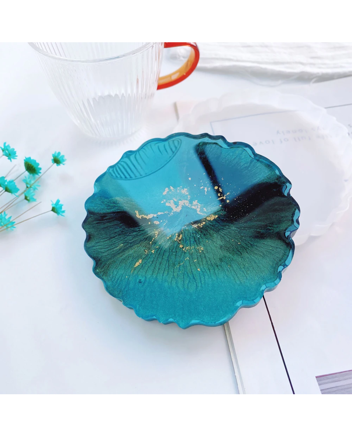 Yuvarlak Tepsi Reçine Epoksi ve Beton Kalıbı -Kod:206