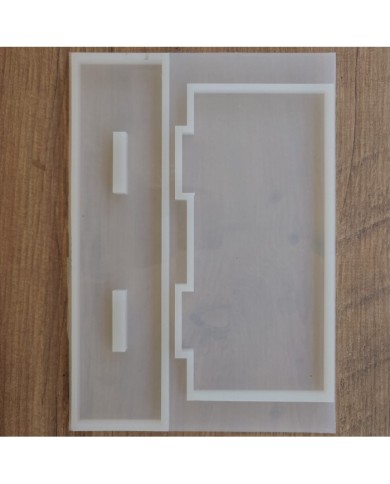 Düz Masa Üstü İsimlik Epoksi Reçine Silikon Kalıp Kod: