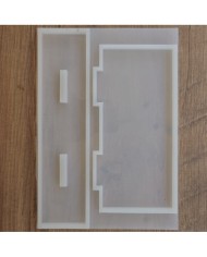 Düz Masa Üstü İsimlik Epoksi Reçine Silikon Kalıp Kod: