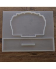 Şekilli Masa Üstü İsimlik Epoksi Reçine Silikon Kalıp Kod: