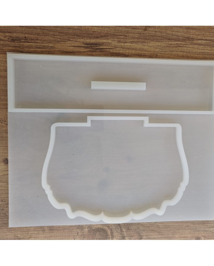 Şekilli Masa Üstü İsimlik Epoksi Reçine Silikon Kalıp Kod: