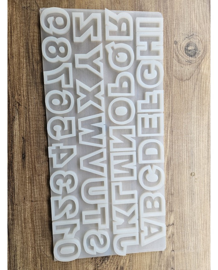 Alfabetik ve Sayısal Epoksi Harf ve Rakam Kalıbı