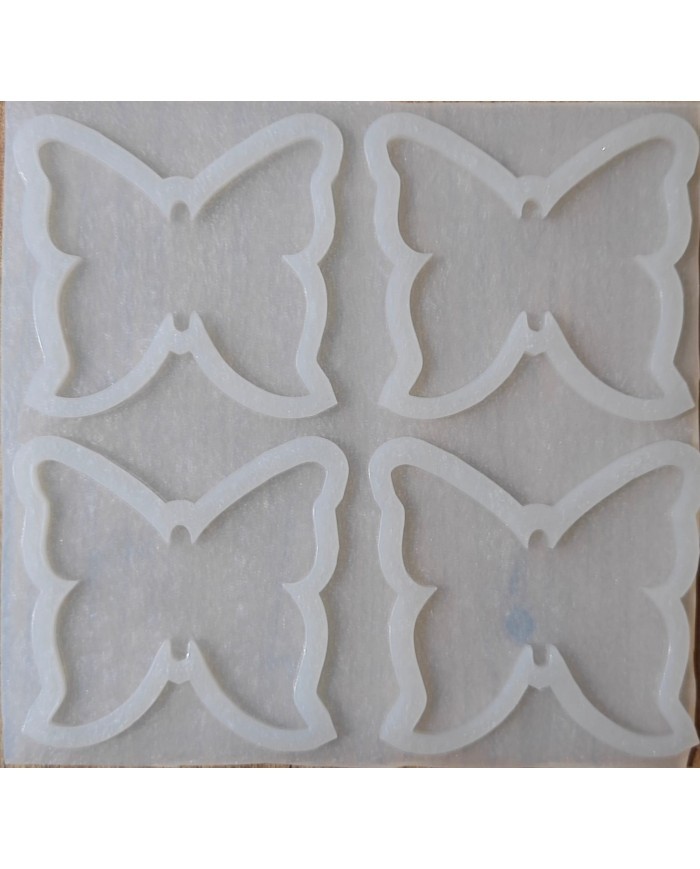 Kelebek Şekilli Epoksi Kalıbı 4'lü Kod: 1254