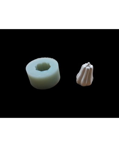 Mini Kabak Figür Epoksi, Mum ve Beton Silikon Kalıp - 7cm
