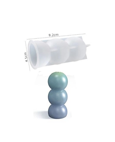 Gülle Epoksi ve Mum Silikon Kalıbı Kod: 1029