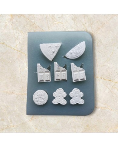 Mini Figürler Epoksi ve Beton Silikon Kalıp - Kod: