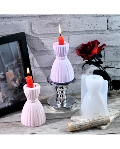 Dekoratif Şamdan Epoksi ve Beton Silikon Kalıp - Kod: 1142B