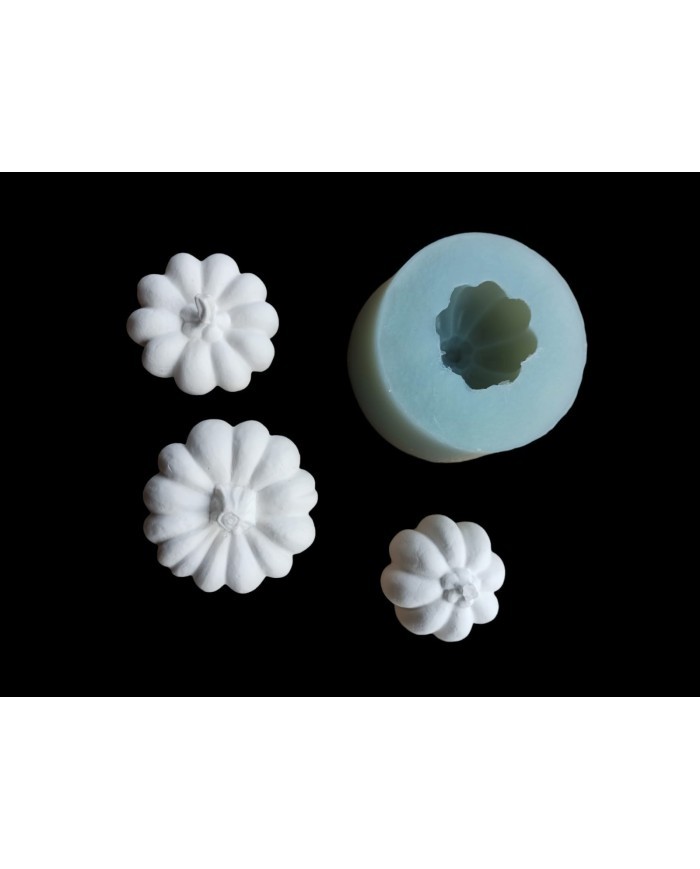 Mini Kabak Figür Epoksi, Mum ve Beton Silikon Kalıp - 7cm