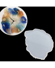 Saat ve Sehpa ve Tepsi Reçine Epoksi Kalıbı 43 cm - 806 - T1