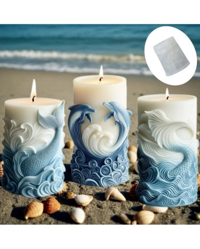 Yunus Kuyrugu Modeli Silikon Mum Beton Kalıbı Kod 1084E