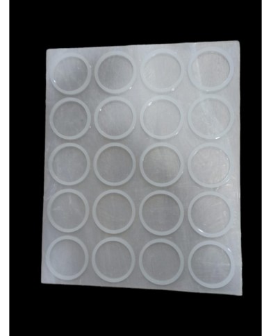20 Lİ 6,8 CM REÇİNE EPOKSİ MAGNET KALIBI YUVARLAK MODEL