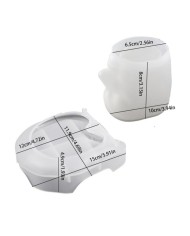 Alt Üst Olmuş Aşk Saksı Epoksi Beton Mum Silikon Kalıp KOD 1256