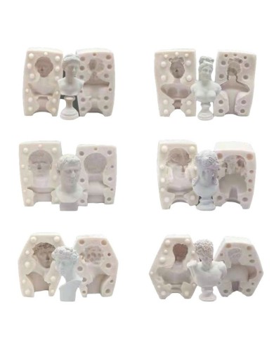 Roma Askeri Mum Beton Pimli Silikon Kalıp Kod 1259D