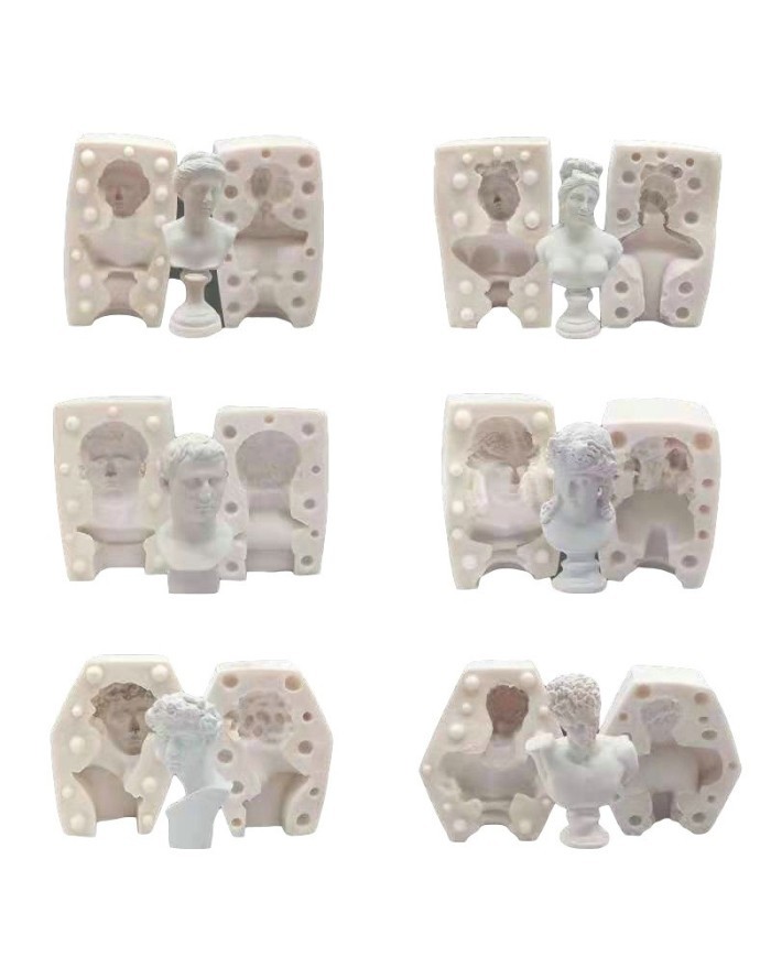 Roma Askeri Mum Beton Pimli Silikon Kalıp Kod 1259D