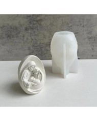 Aile Mum Kalıbı Model:1 - Hobi Silikon Kalıbı - Kod:1105