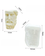 Ressam Michelangelo Heykeli Mum Beton Sabun Kalıbı Kod:1262