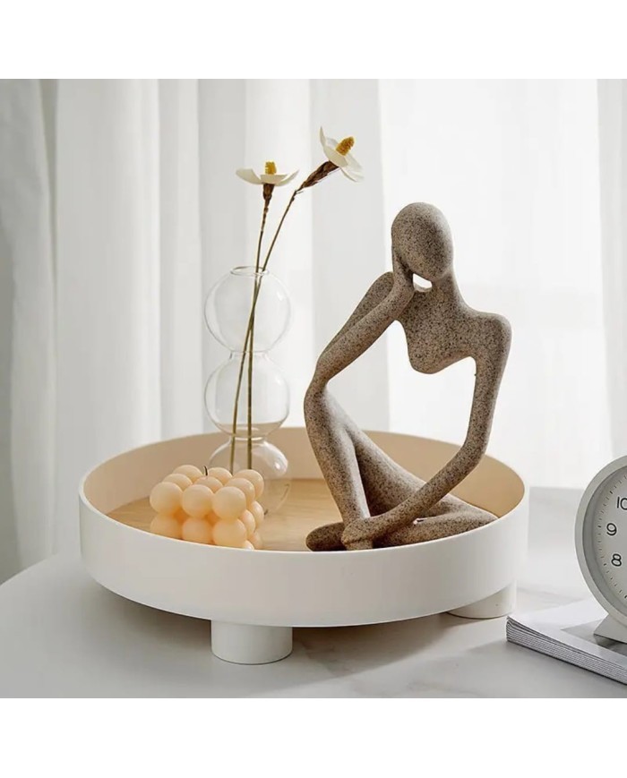 Düşünen İnsan Epoksi Mum Ve Beton Kalıbı - Hobi Kalıbı - Kod:1072