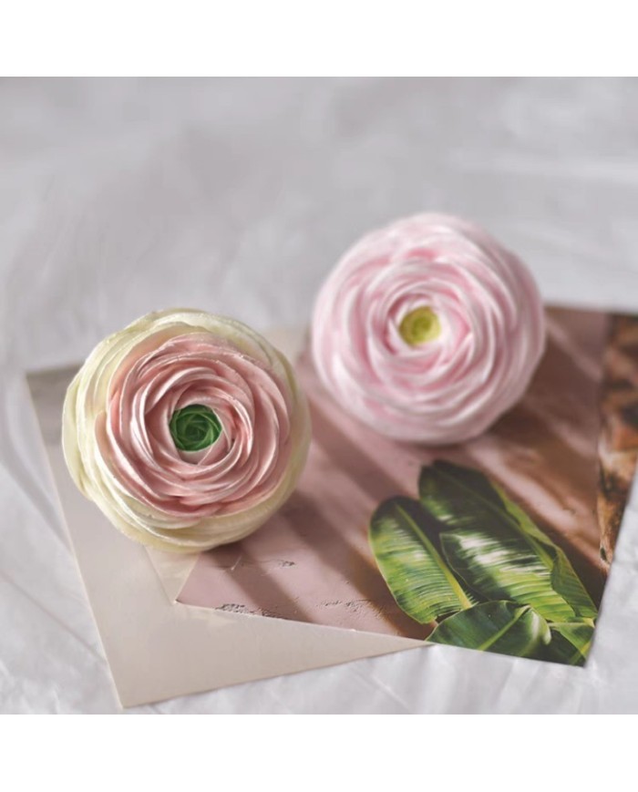 Şakayık Çiçeği Epoksi Mum ve Beton Kalıbı - Kod: 1265